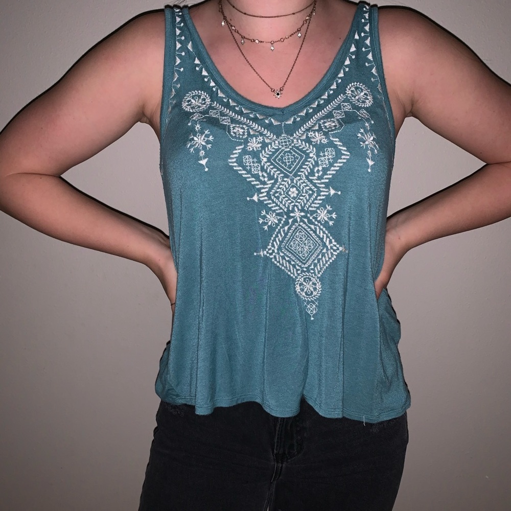 Designed tank top